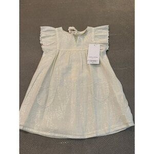 Louis Louis Annette Stripped Vanilla Dress 18M NWT $104 Retail